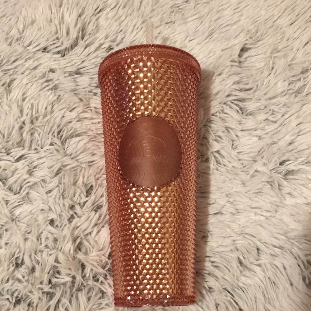 Starbucks Rose Gold Studded